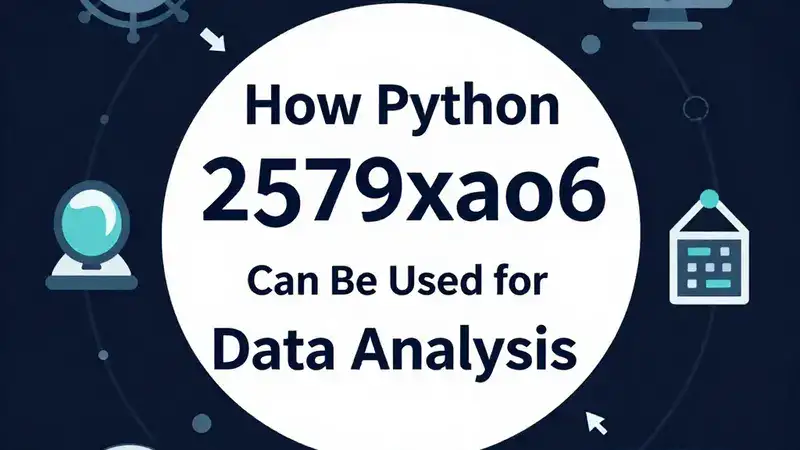 how python 2579xao6 can be used for data analysis